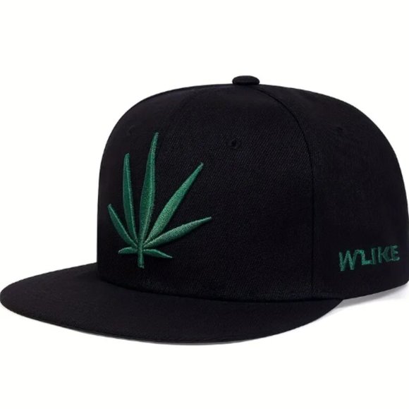 Pot Baseball cap, hat Kush Cap, Marijuana Weed Cannabis Pot Ganja Herb Hat Black - Picture 1 of 7